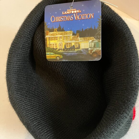New W/Tags Christmas Vacation Beanie Hat Adult Winter One Size Griswold Movie. - Picture 3 of 3